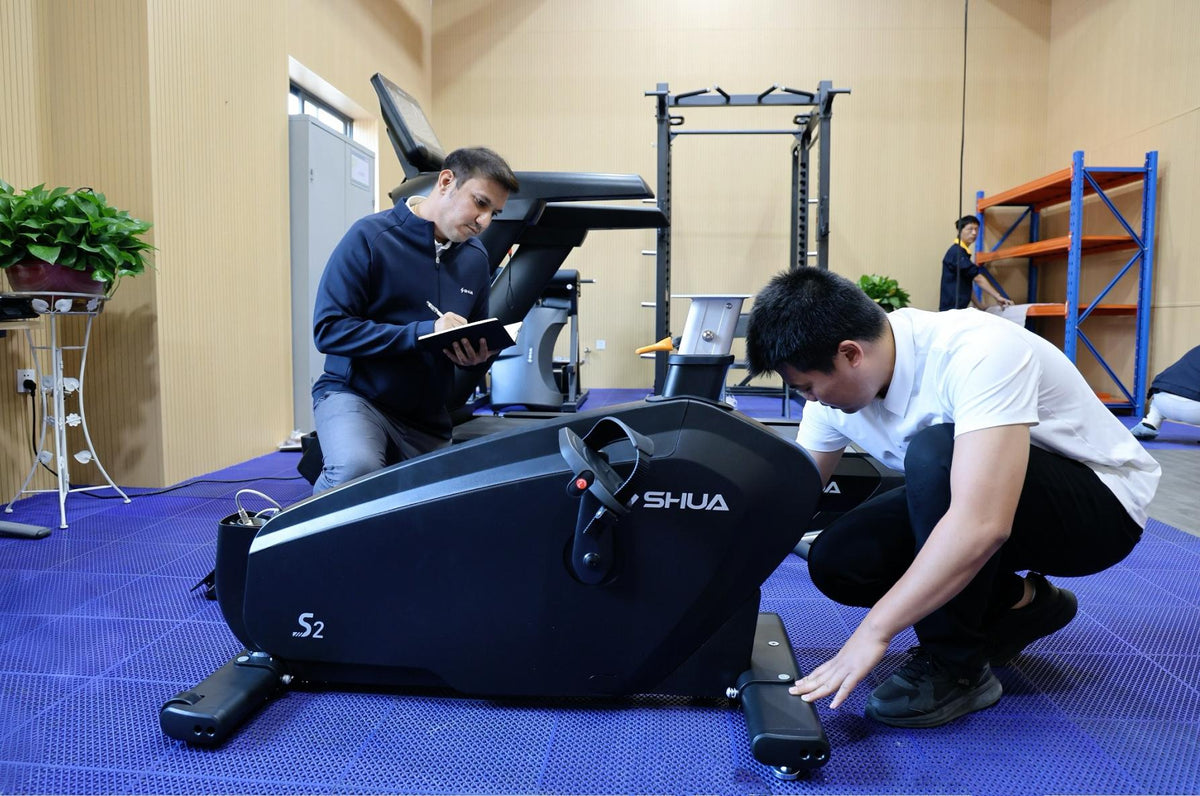 Control de calidad y pruebas de equipos SHUA Fitness
